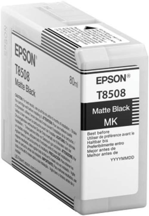Original Epson C13T850800 / T8508 Tinte schwarz matt