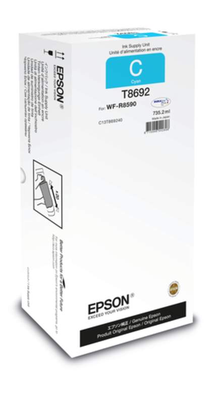 Original Epson C13T873240 Tinte cyan