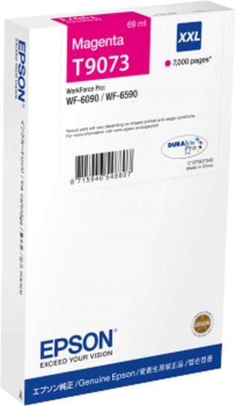Original Epson C13T907340 / T9073 Tinte magenta
