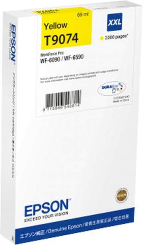 Original Epson C13T907440 / T9074 Tinte gelb