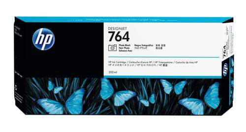 Original HP C1Q17A / 764 Tinte schwarz foto