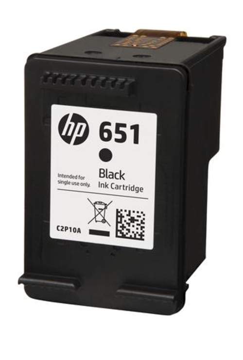 Original HP C2P10AE / 651 Tinte schwarz