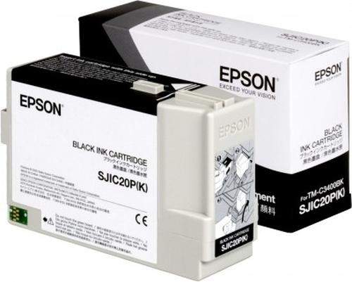 Original Epson C33S020490 / SJIC-20-P-(K) Tinte schwarz
