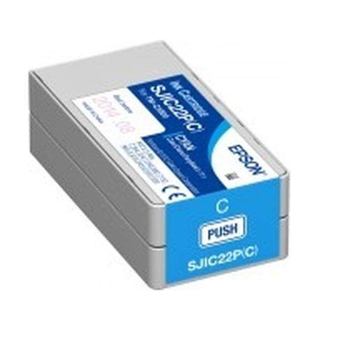 Original Epson C33S020602 / SJI-C-22-P-(C) Tinte cyan