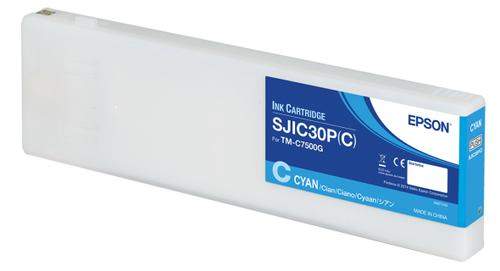 Original Epson C33S020640 / SJIC-30-P-C Tinte cyan