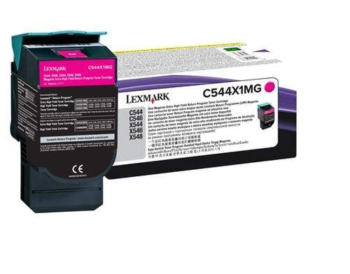 Original Lexmark C544X1MG Rückgabe-Toner magenta