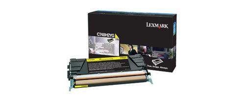 Original Lexmark C748H2YG Toner gelb