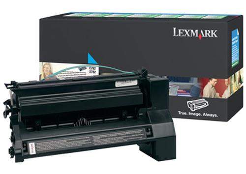 Original Lexmark C782X1CG Rückgabe-Toner cyan