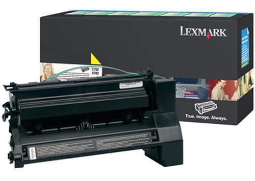 Original Lexmark C782X1YG Rückgabe-Toner gelb
