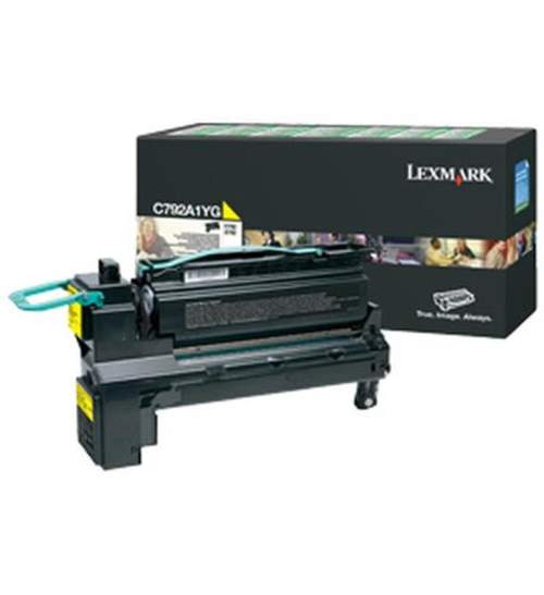 Original Lexmark C792A1YG Rückgabe-Toner gelb