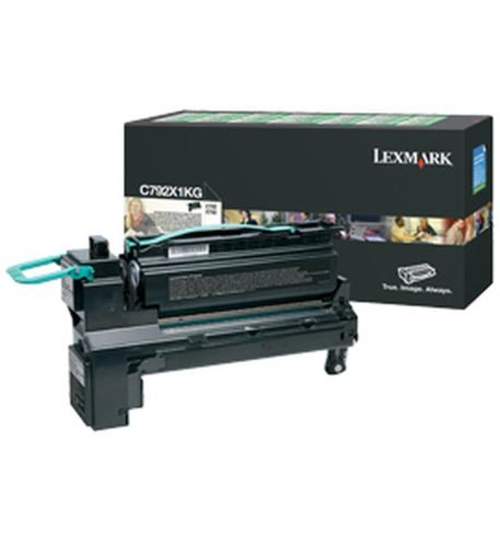 Original Lexmark C792X1KG Rückgabe-Toner schwarz