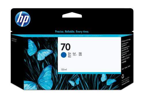 Original HP C9458A / 70 Tinte blau