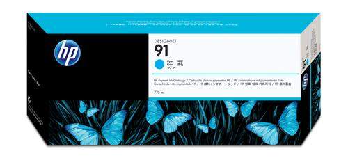 Original HP C9467A / 91 Tinte cyan