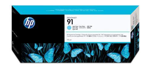Original HP C9470A / 91 Tinte cyan hell