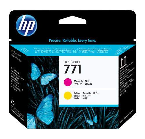 Original HP CE018A / 771 Druckkopf magenta, gelb