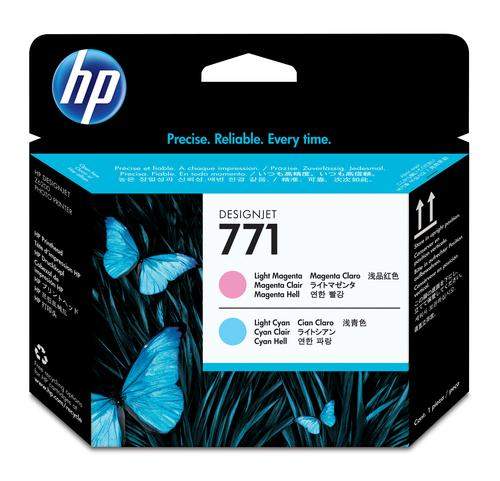 Original HP CE019A / 771 Druckkopf cyan hell, magenta hell