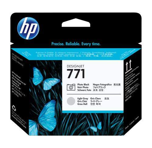 Original HP CE020A / 771 Druckkopf grau, schwarz foto