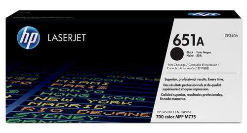Original HP CE340A / 651A Toner schwarz