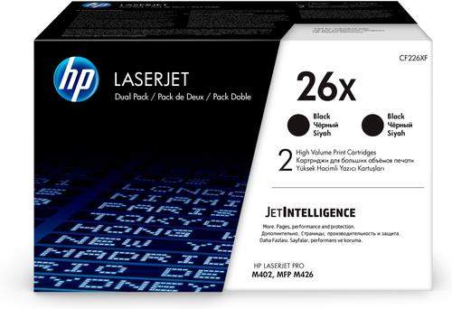 Original HP CF226XD / 26X Toner schwarz - 2 Stück