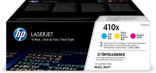 Original HP CF252XM / 410X Toner color - 3 Stück