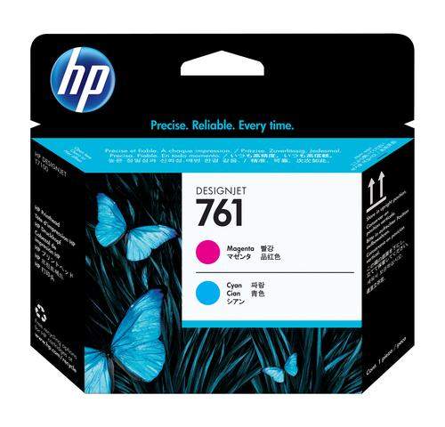 Original HP CH646A / 761 Druckkopf cyan, magenta