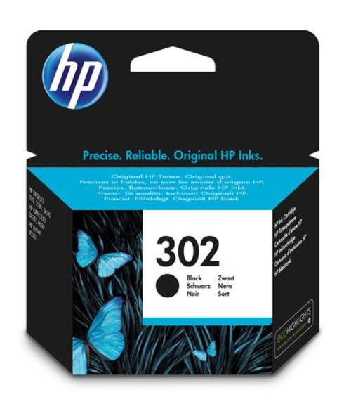 Original HP F6U66AE / 302 Tinte schwarz