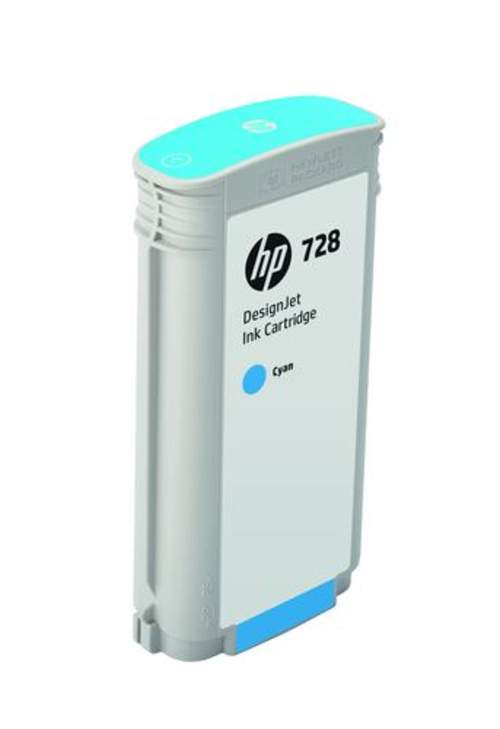 Original HP F9J67A / 728 Tinte cyan