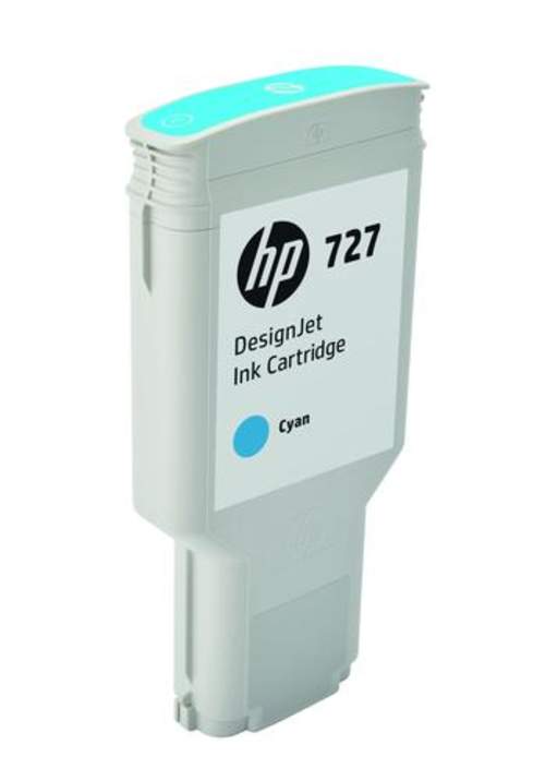 Original HP F9J76A / 727 Tinte cyan