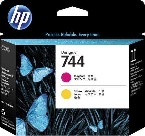 Original HP F9J87A / 744 Druckkopf magenta, gelb