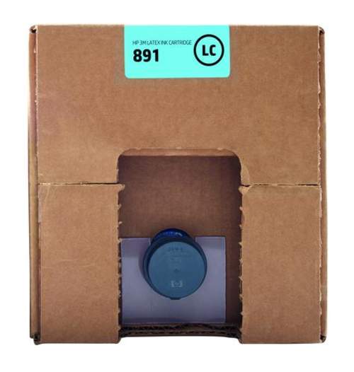 Original HP G0Y76A / 891 Tinte cyan hell