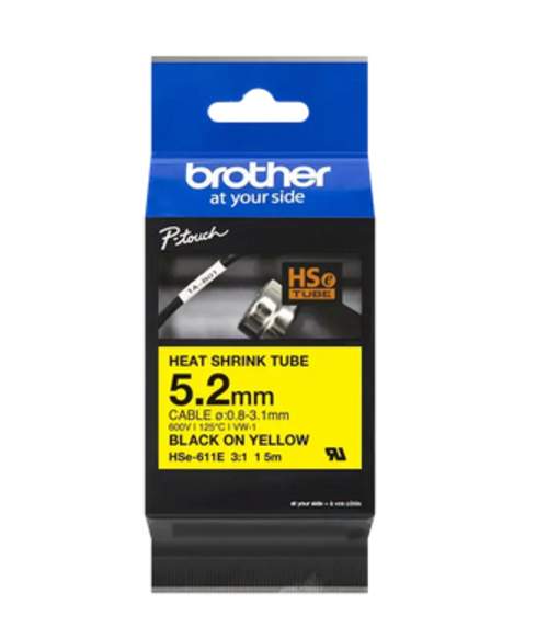 Original Brother HSE611E Farbband schwarz