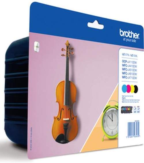Original Brother LC-127XLVALBP Tinte schwarz, color