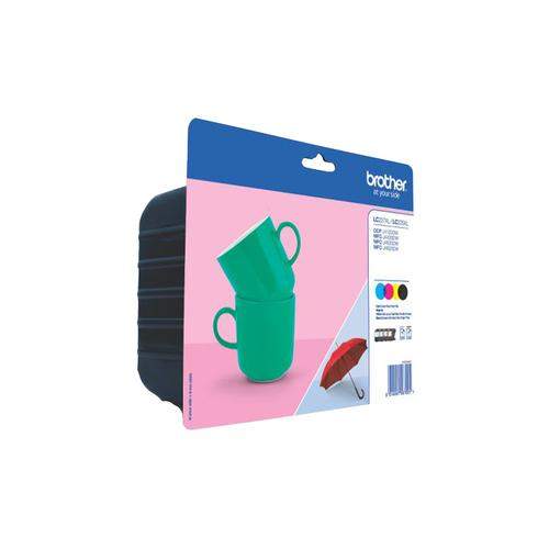 Original Brother LC-227XLVALBPDR Tinte schwarz, cyan, magenta, gelb