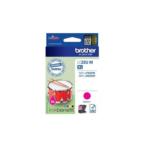 Original Brother LC-22UM Tinte magenta