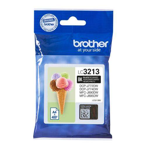 Original Brother LC-3213BK Tinte schwarz
