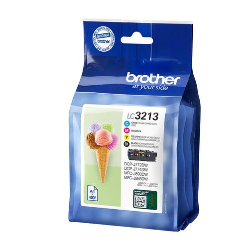 Original Brother LC-3213VAL schwarz, cyan, magenta, gelb