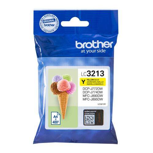 Original Brother LC-3213Y Tinte gelb