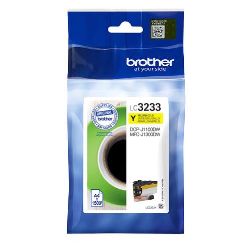 Original Brother LC3233Y Tinte gelb
