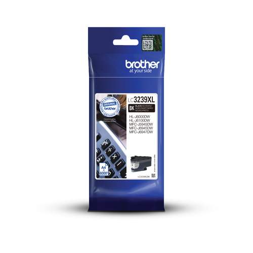 Original Brother LC3239XLBK Tinte schwarz