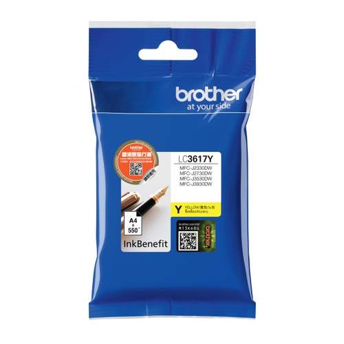 Original Brother LC3617Y Tinte gelb