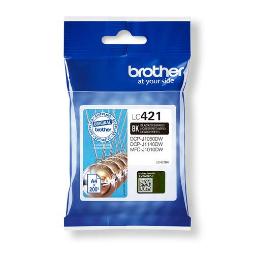 Original Brother LC421BK Tinte schwarz