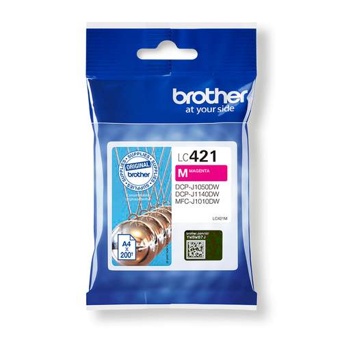Original Brother LC421M Tinte magenta