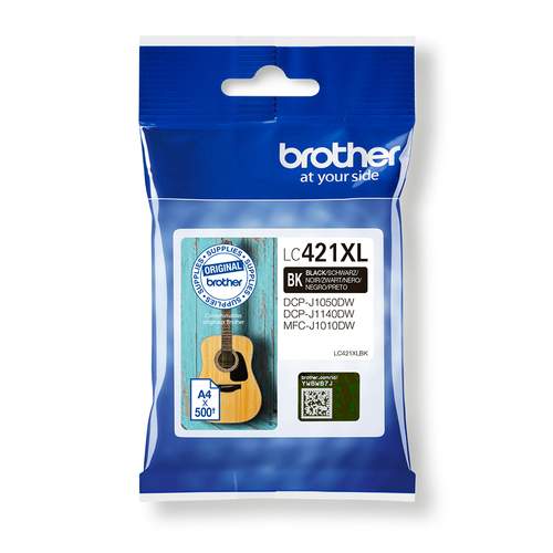 Original Brother LC421XLBK Tinte schwarz