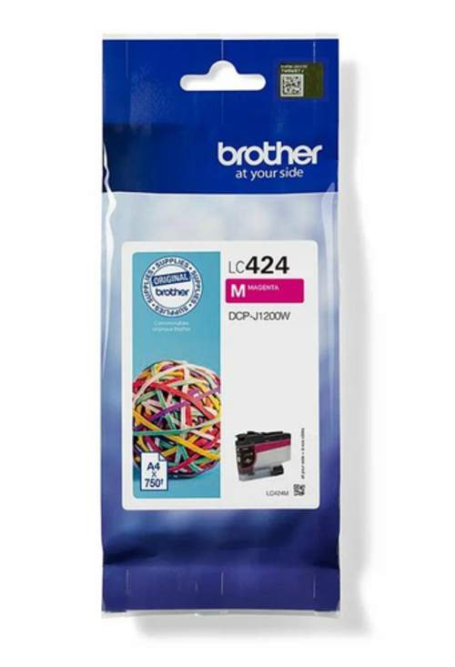 Original Brother LC-424M Tinte magenta