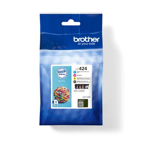 Original Brother LC424VAL Tinte schwarz, cyan, magenta, gelb - 4 Stück