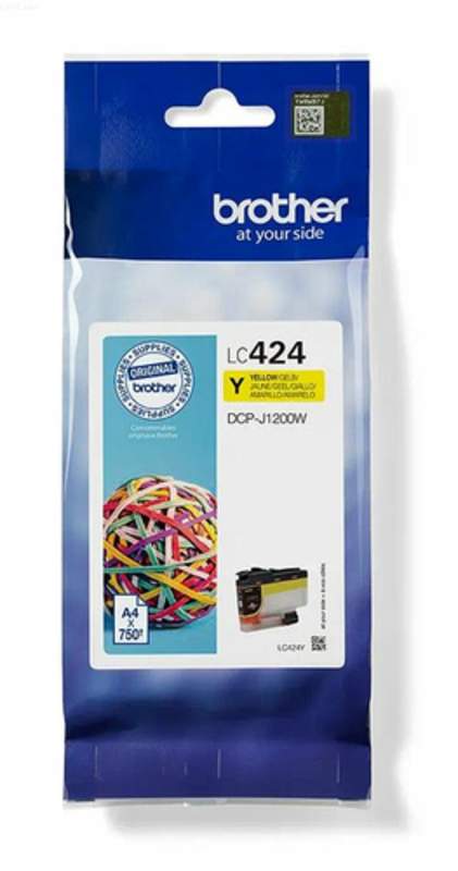 Original Brother LC-424Y Tinte gelb