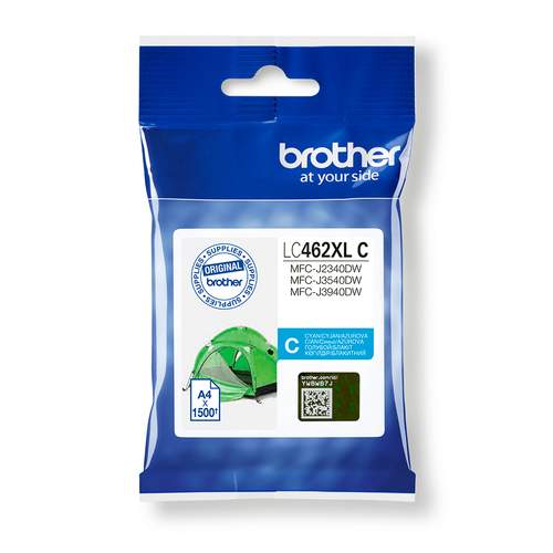 Original Brother LC-462XLC Tinte cyan