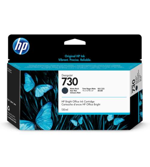 Original HP P2V65A / 730 Tinte schwarz matt