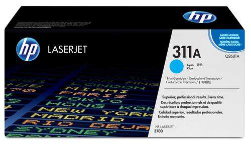 Original HP Q2681A / 311A Toner cyan
