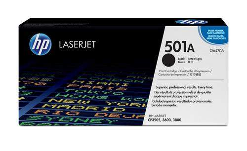 Original HP Q6470A / 501A Toner schwarz